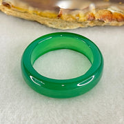 Natural Green Chalcedony Ring 2.78g 6.0 by 3.2mm US7.8 HK17.2 - Huangs Jadeite and Jewelry Pte Ltd