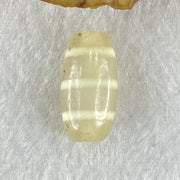 Natural Powerful Tibetan Old Oily Agate 3-Lines Dzi Bead Heavenly Master (Tian Zhu) 三行天诛 2.86g 19.5 by 10.0mm - Huangs Jadeite and Jewelry Pte Ltd