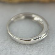 (Pre-Love) 18K 750 White Gold Natural Diamond Ring Approximately 0.02ct Inner Diameter 15.3mm US4.5 HK9.5 2.43g - Huangs Jadeite and Jewelry Pte Ltd