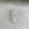 Type A Light Lavender Icy Jadeite Cicada 19.9 by 11.8 by 6.2 mm 1.74g - Huangs Jadeite and Jewelry Pte Ltd