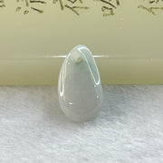 Type A Lavender and Green Piao Hua Jadeite Mini Tear Drop Pendant 1.36g 15.21 by 8.7 by 4.6mm - Huangs Jadeite and Jewelry Pte Ltd