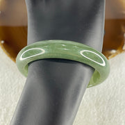 Certified Type A Green Jade Jadeite Bangle 274.22ct 54.84g Inner Diameter 58.05mm Thickness 13.3 by 7.8mm (Perfect) with NGI Cert - Huangs Jadeite and Jewelry Pte Ltd