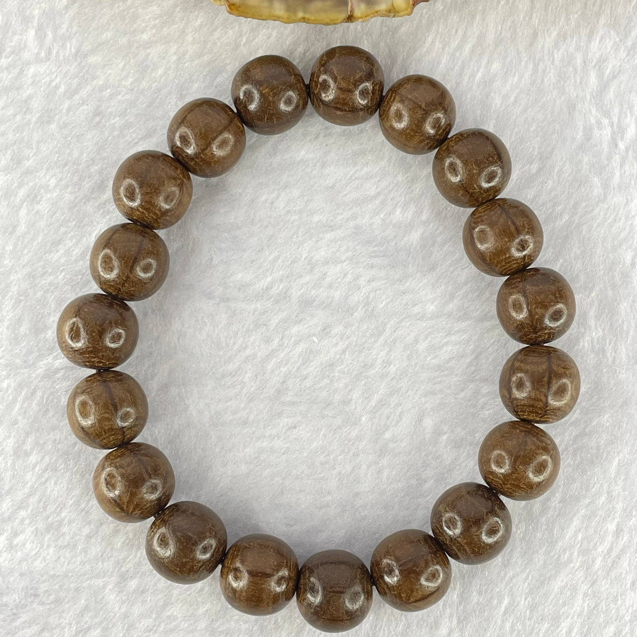 Natural Six Way Wooden Beads Bracelet 六道木手链 10.90g 17cm 10.7mm 19 Beads - Huangs Jadeite and Jewelry Pte Ltd
