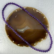 Good Grade Natural Amethyst Necklace 39.39g 52cm 7.2mm 79 Beads - Huangs Jadeite and Jewelry Pte Ltd