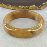 Peach Yellow Purple Quartzite Jade Bangle 天山玉手镯 63.0mm 75.54g 18.4 by 9.9mm - Huangs Jadeite and Jewelry Pte Ltd