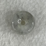 Type A Semi Icy Wuji Grey Jadeite Ping An Kou Charm/Pendant 2.86g 14.1 by 6.7mm - Huangs Jadeite and Jewelry Pte Ltd