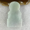 Type A Faint Green Lavender Jadeite Tua Pek Kong 他伯公 Pendant 52.68g 61.3 by 36.0 by 13.1mm - Huangs Jadeite and Jewelry Pte Ltd