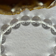Natural Clear Quartz Beads Bracelet 天然白水晶手链 46.13g 17.5cm 12.9mm 16 Beads - Huangs Jadeite and Jewelry Pte Ltd