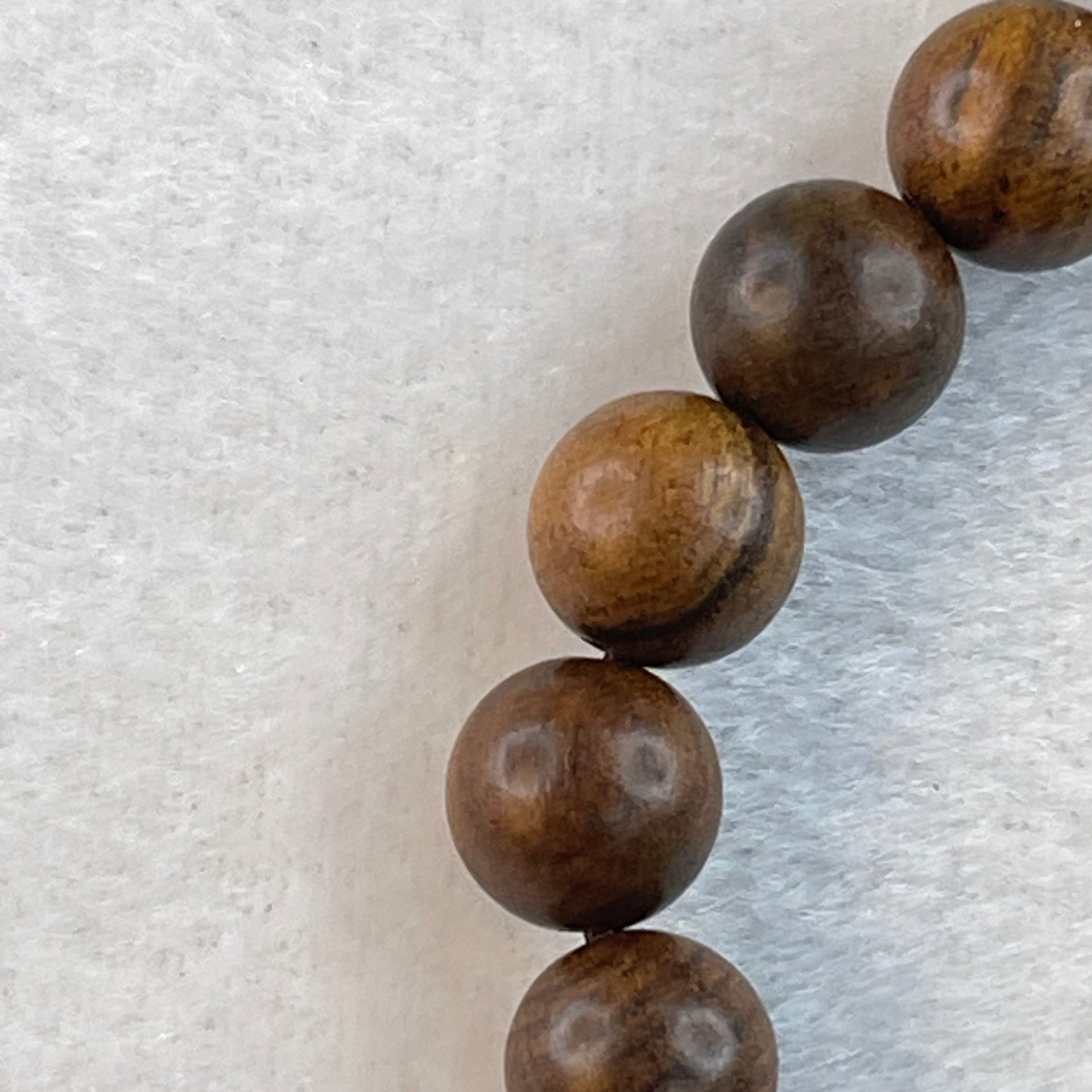 Natural Rosewood Beads Bracelet with Bear Charm 11.95g 16cm 10.3mm 16 Beads - Huangs Jadeite and Jewelry Pte Ltd