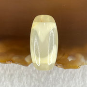 Natural Powerful Tibetan Old Oily Agate Tiger Tooth Daluo Dzi Bead Heavenly Master (Tian Zhu) 虎呀天诛 2.91g 20.1 by 10.2mm - Huangs Jadeite and Jewelry Pte Ltd