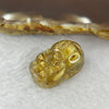 Good Grade Natural Golden Shun Fa Rutilated Quartz Pixiu Charm for Bracelet 天然金顺发水晶貔貅 6.61g by 22.9 by 14.2 by 11.8mm - Huangs Jadeite and Jewelry Pte Ltd
