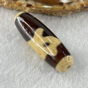 Natural Powerful Tibetan Old Oily Agate Rat Dzi Bead Heavenly Master (Tian Zhu) 鼠天珠 9.55g 39.3 by 12.5mm - Huangs Jadeite and Jewelry Pte Ltd
