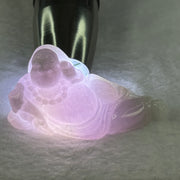 Type A Lavender Jadeite Milo Buddha Display 紫罗兰翡翠弥勒佛摆件 33.33g 57.9 by 27.3 by 20.6mm - Huangs Jadeite and Jewelry Pte Ltd
