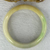 Type A Yellow Green Lavender Jadeite Bangle 69.12g 17.0 by 7.9mm Internal Diameter 55.4mm (Close to Perfect) - Huangs Jadeite and Jewelry Pte Ltd