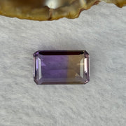 Natural Faceted Ametrine in Emerald Cut 10.46ct 17.4 by 10.8 by 7.3mm - Huangs Jadeite and Jewelry Pte Ltd