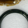 Type A Dark Green Nephrite Jade Bangle 天然和田玉手镯 35.04g 57.9cm 8.4 by 8.6mm Inner Diameter 57.9mm - Huangs Jadeite and Jewelry Pte Ltd