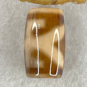 Natural Powerful Tibetan Old Oily Agate Patina Guiren Tairen Human Dzi Bead Totem Amulet Heavenly Master (Tian Zhu) 贵人天诛 4.74g 19.7 by 11.7mm - Huangs Jadeite and Jewelry Pte Ltd