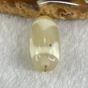 Natural Powerful Tibetan Old Oily Agate Tiger Tooth Daluo Dzi Bead Heavenly Master (Tian Zhu) 虎呀天诛 3.20g 19.9 by 10.2mm - Huangs Jadeite and Jewelry Pte Ltd