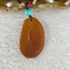 Natural Amber 琥珀 Pendent Necklace 5.01g 32.4 by 19.7 by 8.0 mm - Huangs Jadeite and Jewelry Pte Ltd