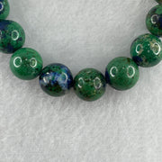 Natural Azurite Beads Bracelet 23.00g 14cm 9.3mm 19 Beads - Huangs Jadeite and Jewelry Pte Ltd