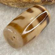 Natural Powerful Tibetan Old Oily Agate Patina Guiren Tairen Human Dzi Bead Totem Amulet Heavenly Master (Tian Zhu) 贵人天诛 4.81g 19.9 by 11.6mm - Huangs Jadeite and Jewelry Pte Ltd