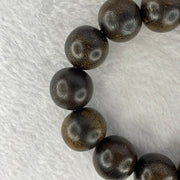 Natural Old Wild Malaysia Agarwood Bracelet (Sinking Type) 天然老野生马来西亚沉香手链 44.76g 20cm 18.5mm 13 Beads - Huangs Jadeite and Jewelry Pte Ltd