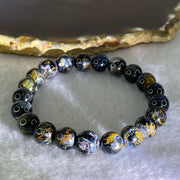 Good Grade Natural Petersite Beads Bracelet 21.95g 16cm 9.4mm 21 Beads - Huangs Jadeite and Jewelry Pte Ltd