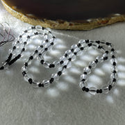 Clear Liuli Beads Necklace 20.05g 56cm 6.3mm 57Beads - Huangs Jadeite and Jewelry Pte Ltd