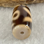 Natural Powerful Tibetan Old Oily Agate Patina Guiren Tairen Human Dzi Bead Totem Amulet Heavenly Master (Tian Zhu) 贵人天诛 4.77g 19.7 by 11.8mm - Huangs Jadeite and Jewelry Pte Ltd
