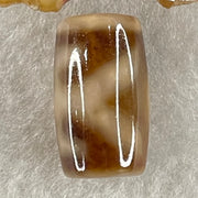 Natural Powerful Tibetan Old Oily Agate Patina Guiren Tairen Human Dzi Bead Totem Amulet Heavenly Master (Tian Zhu) 贵人天诛 4.72g 19.5 by 11.5mm - Huangs Jadeite and Jewelry Pte Ltd