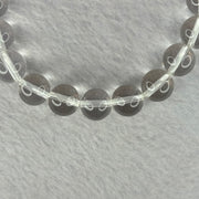 Natural Clear Quartz Bracelet 天然白水晶手链 30.62g 17cm 10.6mm 19 Beads - Huangs Jadeite and Jewelry Pte Ltd