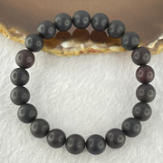 Natural Iron Blood King Amber Beads Bracelet 天然铁血王琥珀手链 10.50g 17cm 9.8mm 21 Beads - Huangs Jadeite and Jewelry Pte Ltd