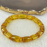 Natural Yellow Amber Lulu Tong Bracelet 13.43g 19cm 13.0 by 10.3mm 14 Lulu Tong - Huangs Jadeite and Jewelry Pte Ltd