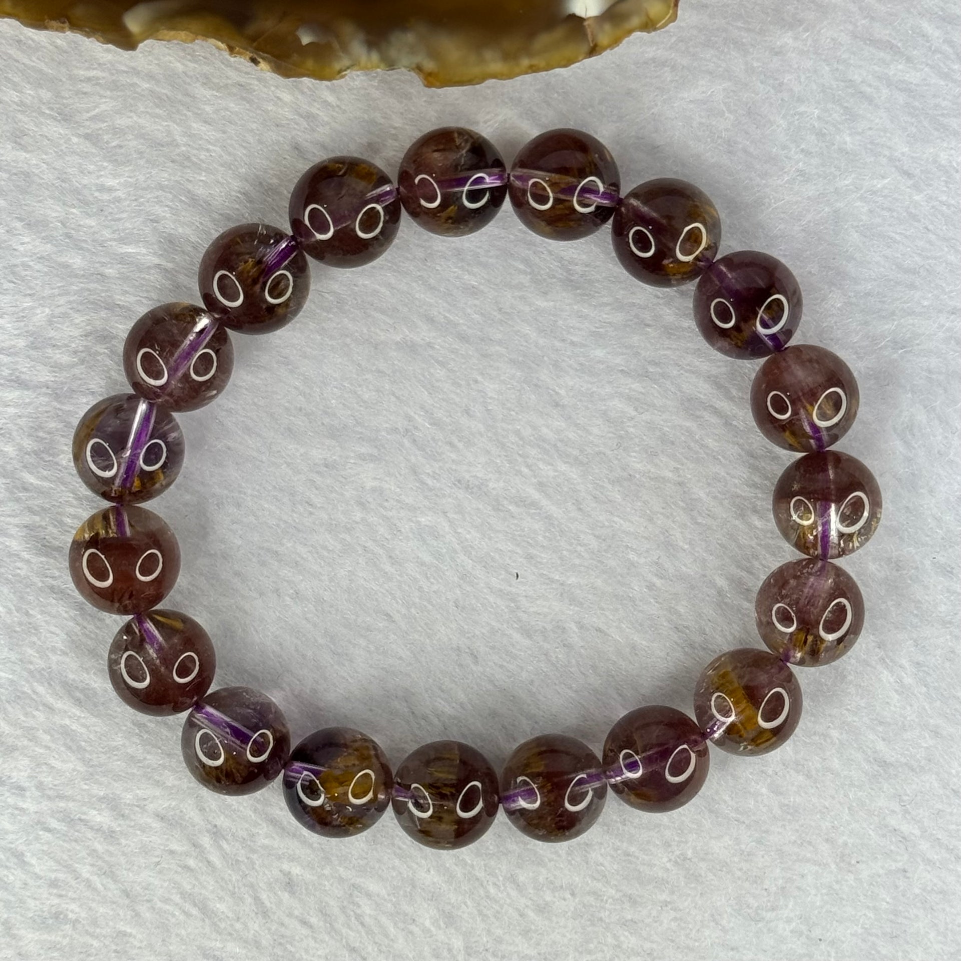 Very Good Grade Natural Auralite 23 Bracelet 天然激光23手链 - Huangs Jadeite and Jewelry Pte Ltd