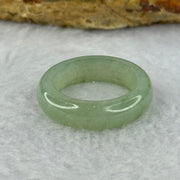Type A Green Jadeite Ring 4.12g 6.0 by 3.7mm US7.25 HK16 - Huangs Jadeite and Jewelry Pte Ltd