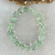 Special Grade Natural Green Phantom Quartz Bracelet 37.51g 17.5cm 11.8mm 18 Beads - Huangs Jadeite and Jewelry Pte Ltd