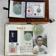 Grand Master Icy Type A Faint Green Buddha 佛光普照 - Huangs Jadeite and Jewelry Pte Ltd