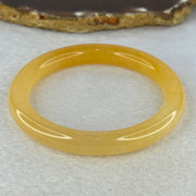 Transparent Orange to Yellow Quartzite Jade Bangle 天山玉手镯 Internal Diameter 57.3mm 38.10g 9.6 by 9.6mm - Huangs Jadeite and Jewelry Pte Ltd