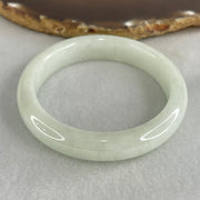 Type A Light Blueish Green Jadeite Bangle 54.57g Inner Diameter 55.1mm 12.4 by 8.4mm (Internal Line) - Huangs Jadeite and Jewelry Pte Ltd