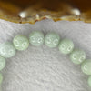 Type A Green Jadeite Bracelet 35.91g 10.3mm 20 Beads - Huangs Jadeite and Jewelry Pte Ltd