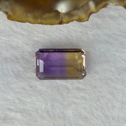 Natural Faceted Ametrine in Emerald Cut 8.60ct 16.3 by 10.0 by 6.8mm - Huangs Jadeite and Jewelry Pte Ltd