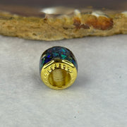 Natural Ammonite Charm in S925 Silver Gold Color for Bracelet / Necklace 2.76g 10.9 by 7.2mm - Huangs Jadeite and Jewelry Pte Ltd