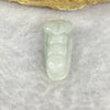 Type A Green Pea Pod Jadeite 2.81g 12.0 by 24.4 by 5.7mm - Huangs Jadeite and Jewelry Pte Ltd