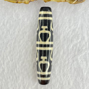 Natural Powerful Tibetan Old Oily Agate 8 Nectar Vessel Dzi Bead Heavenly Master (Tian Zhu) 花蜜容器眼天珠 14.95g 58.9 by 12.7mm - Huangs Jadeite and Jewelry Pte Ltd