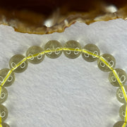 Natural Libyan Moldavite Meteorite Crystal Beads Bracelet 天然利比亚陨石手链 22.62g 17.5cm 9.9mm 21 Beads - Huangs Jadeite and Jewelry Pte Ltd