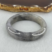 Baby Kids Type A Wuji Grey with Slight Yellow Jadeite Bangle Internal Diameter 39.9mm 26.59g 11.0 by 6.7mm (Slight Internal Lines) - Huangs Jadeite and Jewelry Pte Ltd