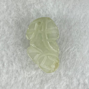 Type A Jelly Faint Green Jadeite Pixiu Charm 3.32g 19.7 by 11.8 by 7.2mm - Huangs Jadeite and Jewelry Pte Ltd