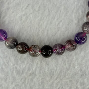 Natural Super 7 Beads Bracelet 15.70g 16cm 7.9mm 25 Beads - Huangs Jadeite and Jewelry Pte Ltd