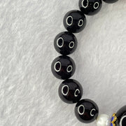 Natural Blood Red Amber Beads Bracelet 天然血珀手链 14.56g 16cm 10.6mm 16 Beads, 18.3mm 1 Bead - Huangs Jadeite and Jewelry Pte Ltd