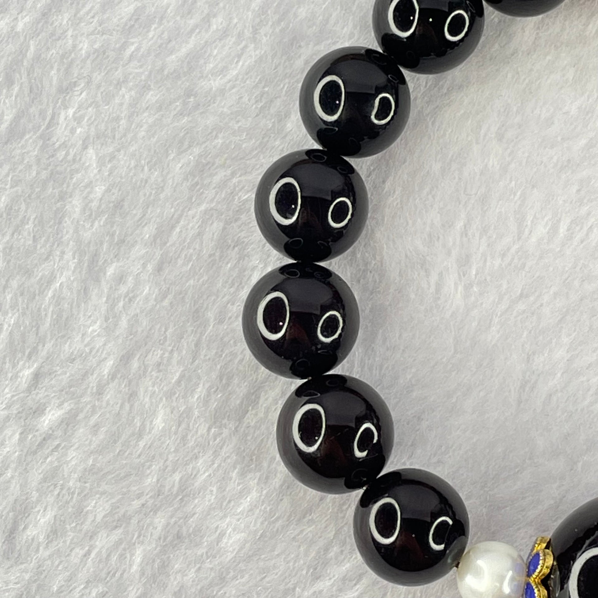 Natural Blood Red Amber Beads Bracelet 天然血珀手链 14.56g 16cm 10.6mm 16 Beads, 18.3mm 1 Bead - Huangs Jadeite and Jewelry Pte Ltd